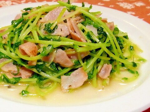 豆苗とベーコンの塩胡椒炒め レシピ 作り方 By メリッコ 楽天レシピ 豆苗とベーコンの塩胡椒炒め レシピ 作り方 By メリッコ 楽天レシピ
